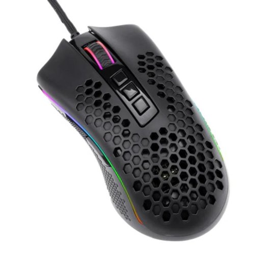 Ratón REDRAGON M808-RGB Storm USB Type-C 12400DPI Preto 7 Botões RGB