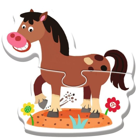 Puzzle Trefl 36127 Animali 6 pezzi Cartone Multicolore Bambini