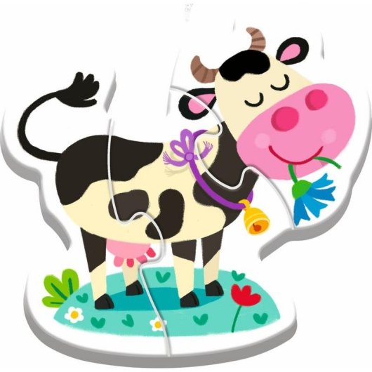 Puzzle Trefl 36127 Animali 6 pezzi Cartone Multicolore Bambini