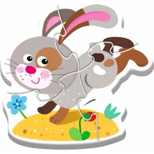 Puzzle Trefl 36127 Animali 6 pezzi Cartone Multicolore Bambini