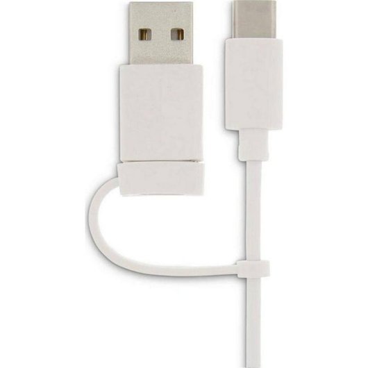 Ratón LMP 26830 USB Type-C 6400 DPI Blanc Ergonomique Droitier