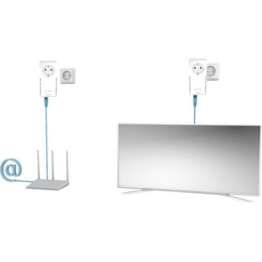 Adaptador STRONG Powerline 2000 KIT 2000 Mbit/s Gigabit Ethernet
