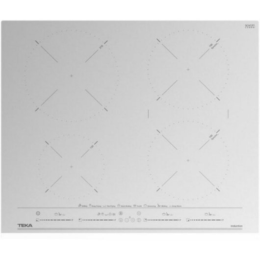 Placa de inducción TEKA IZC 64630 MST 4 zonas 60 cm Blanco Integrado