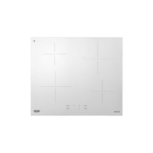 Placa de inducción De’Longhi PIB 62 4 zonas 60 cm Blanco Integrado