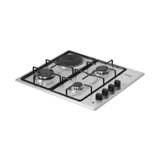 Placa Candy CMGH31X/1 4 zonas gas-eléctrico acero inoxidable 58 cm