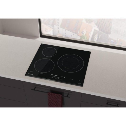 Piano a induzione Nodor IH N6286 BK 3 zone 60 cm Nero