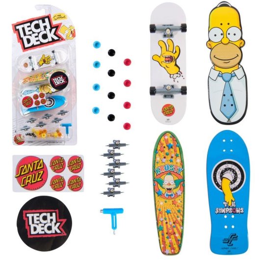 Fingerboard Spin Master Tech Deck Ultra DLX Os Simpsons Pack 4