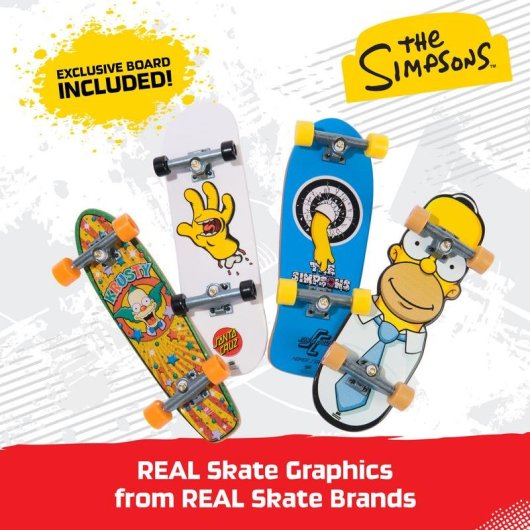 Fingerboard Spin Master Tech Deck Ultra DLX Os Simpsons Pack 4