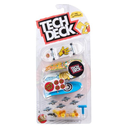 Fingerboard Spin Master Tech Deck Ultra DLX Os Simpsons Pack 4