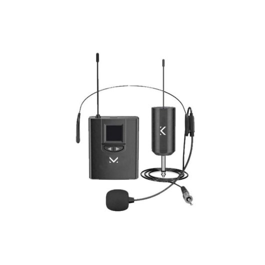 Micrófono New Majestic MIC 800W inalámbrico para conferencias negro 30 m