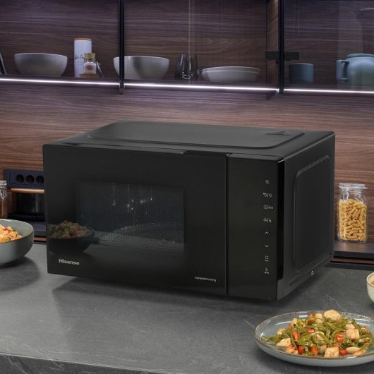 Microondas Hisense H23MOBS5H4 23 Litros 800W Ecrã LED Controlo Tátil