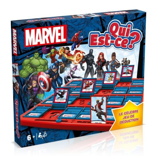 Juego de mesa MARVEL Winning Moves WM02954-FRE-6 Adivinanzas 6 años 15 min juego familiar