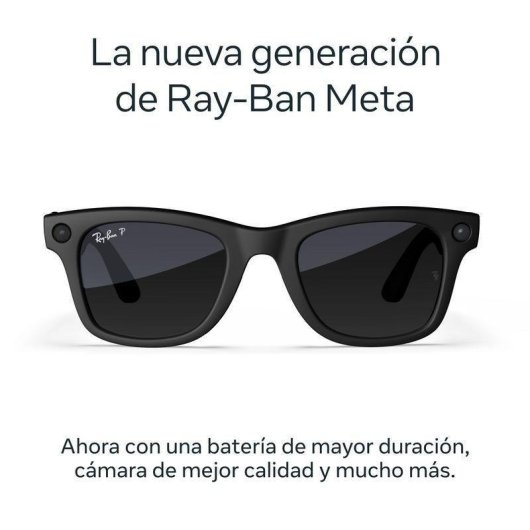 Meta Ray-Ban Wayfarer Gen 2 Gafas Inteligentes Integrierte Kamera KI Lautsprecher Übersetzer Schwarz