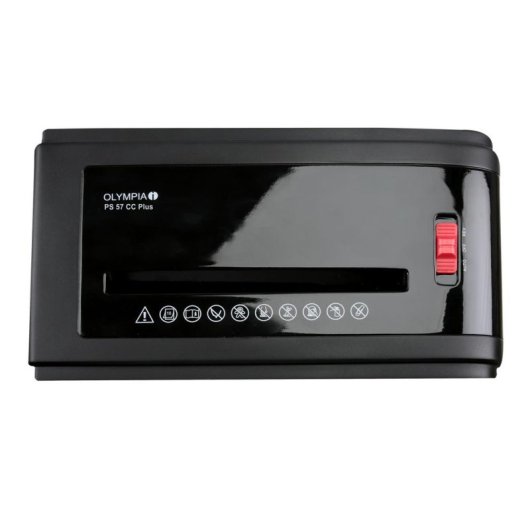 Aktenvernichter OLYMPIA PS 57 CC Plus 4x40 mm 15 L Schwarz