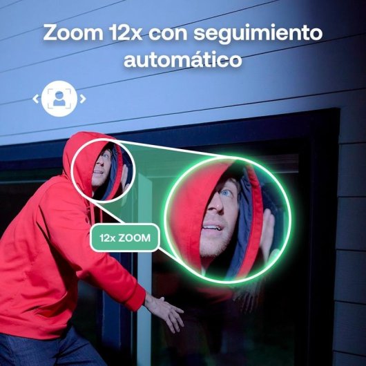 Cámara IP Arlo Pro VMC4270P 2K Visión Nocturna Exterior Alarma Audio Bidireccional Control por Voz