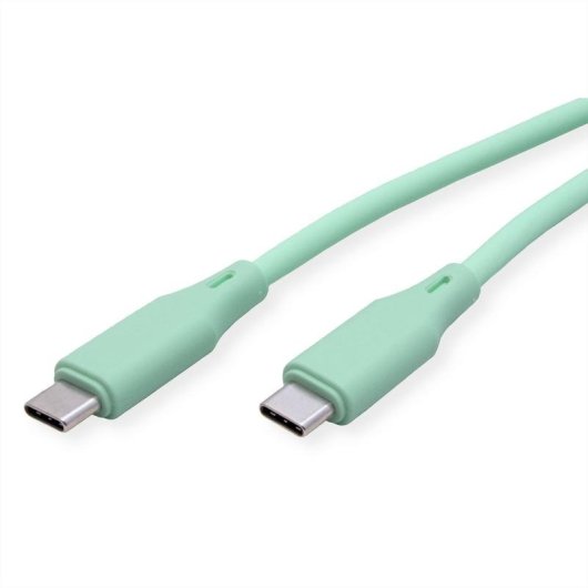 USB-C Kabel ROLINE 11.02.9125 1 m USB 2.0 Grün Silikon