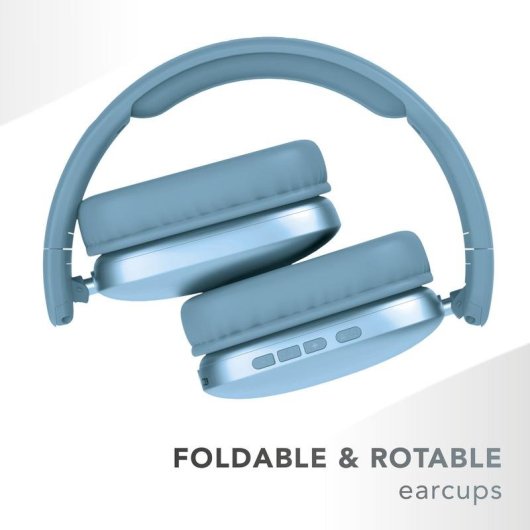 Auriculares Music Sound MAXI3 sem fios Bluetooth com Cancelamento Ativo de Ruído, Microfone, azul