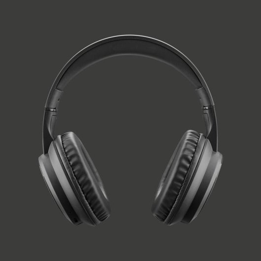 Auriculares Music Sound Boost sem fios Bluetooth 3 modos EQ Microfone Dobráveis Pretos