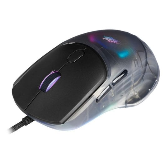 Ratón TRACER GameZone NEON USB 12400DPI Schwarz 7 Tasten RGB Gaming
