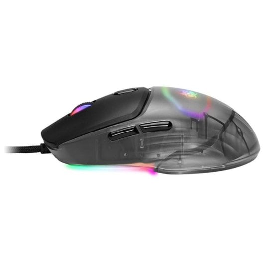 Ratón TRACER GameZone NEON USB 12400DPI Schwarz 7 Tasten RGB Gaming