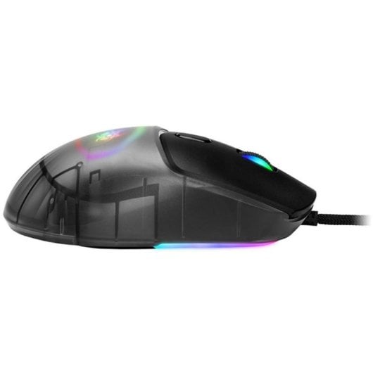 Ratón TRACER GameZone NEON USB 12400DPI Schwarz 7 Tasten RGB Gaming