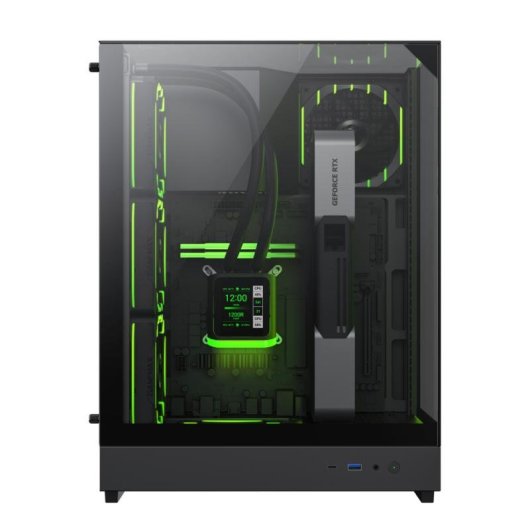 Tour PC GameMax T20 BK Noir Verre Trempe RGB Gaming