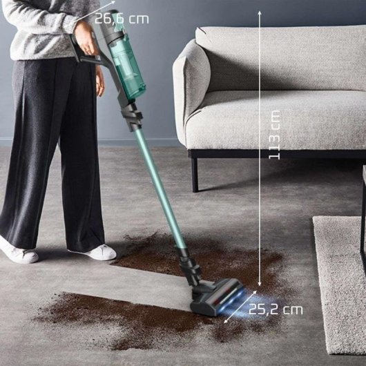 Aspirador sem Fios Rowenta RH1833 100W 45 min Ultraleve Verde Cinzento