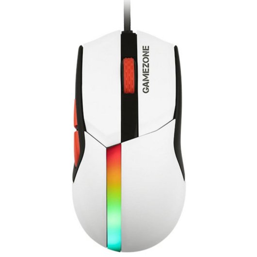 Ratón TRACER Gamezone Cool USB Type-A 12000DPI Blanc 7 Boutons Éclairé
