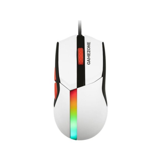 Ratón TRACER Gamezone Cool USB Type-A 12000DPI Blanc 7 Boutons Éclairé