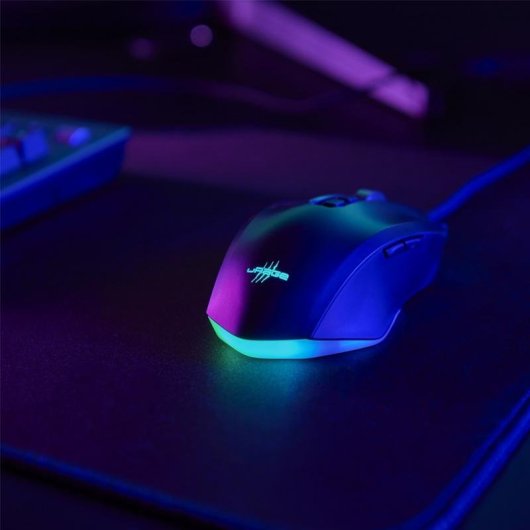 Ratón uRage Reaper 800 8K USB Tipo C 26000 DPI RGB Negro Ambidiestro