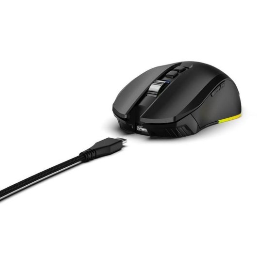 Ratón uRage Reaper 800 8K USB Tipo C 26000 DPI RGB Negro Ambidiestro