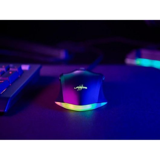 Ratón uRage Reaper 800 8K USB Tipo C 26000 DPI RGB Negro Ambidiestro