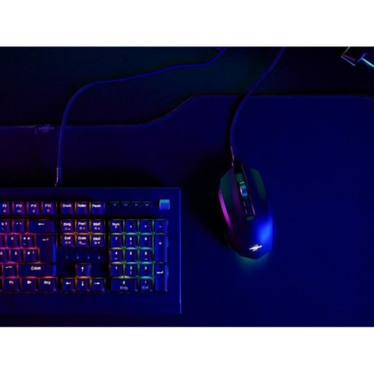 Ratón uRage Reaper 800 8K USB Tipo C 26000 DPI RGB Negro Ambidiestro