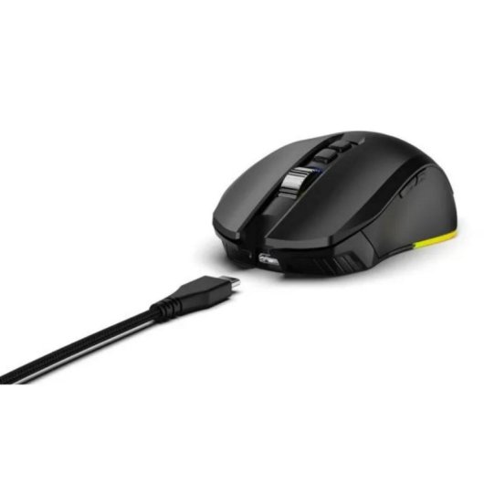 Ratón uRage Reaper 800 8K USB Tipo C 26000 DPI RGB Negro Ambidiestro