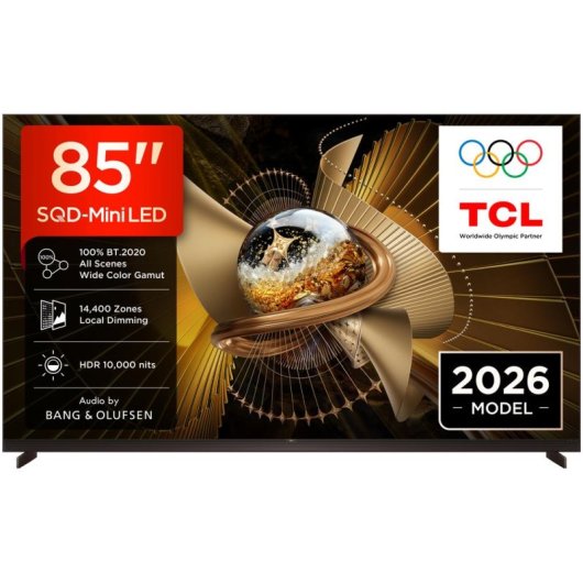 TV TCL QLED X11L 85X11L 85" 4K UltraHD 144Hz Smart TV Google TV Dolby Vision HDR10 Mini LED