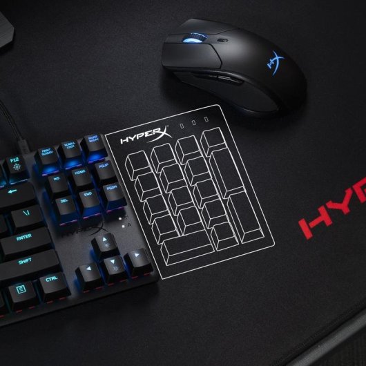 Teclado HyperX Alloy Origins Core mecánico TKL compacto con switches HX Blue y RGB