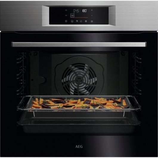 Horno Multifunción AEG Series 5000 OU5PB43PM 72L 60cm Pirolítico A++ con WiFi y AirFry Acero inoxidable