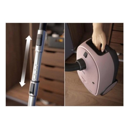 Aspirapolvere con Sacco AEG AB61C1WP 850W 3,5L Filtro Igienico Rosa