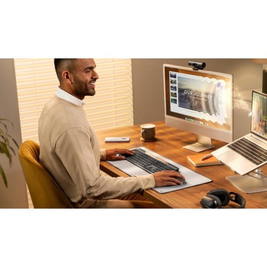 Tastiera Logitech Signature Slim Solar+ K980 wireless AZERTY solare Graphite