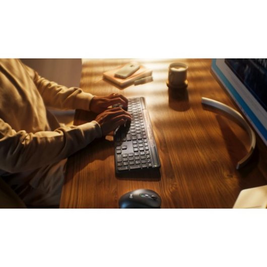 Tastiera Logitech Signature Slim Solar+ K980 wireless AZERTY solare Graphite