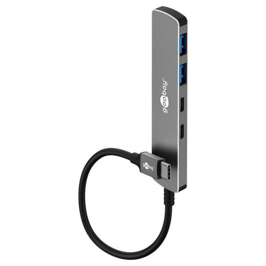 Hub Goobay 4 puertos 5000 Mbit/s modelo 79159 USB-C y USB-A