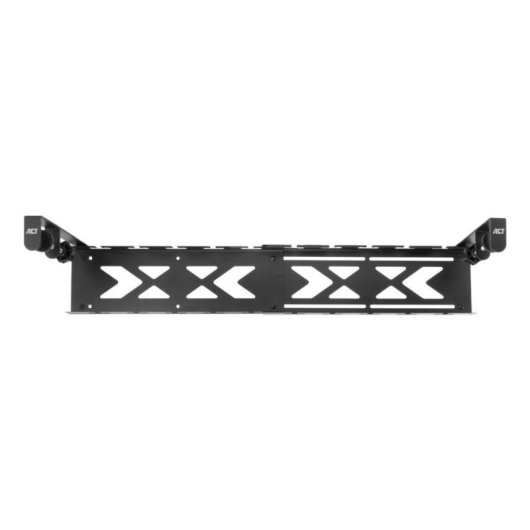 Kabelwanne ACT AC8379 Stahl Schwarz 728x130x190 mm