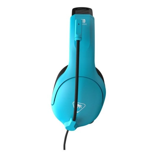 Auriculares Turtle Beach Airlite Fit com fio, cancelamento de ruído, microfone dobrável, preto azul vermelho