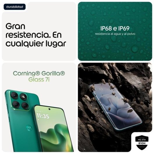 Motorola Edge 70 Fusion 5G Verde 8GB 256GB Ecrã AMOLED 6,78'' Câmara 50 MP