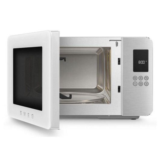 Microondas SMEG MOC01WHMEU 29 Liter 1450W mit Quartz Grill 18 Programme