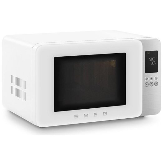 Microondas SMEG MOC01WHMEU 29 Liter 1450W mit Quartz Grill 18 Programme