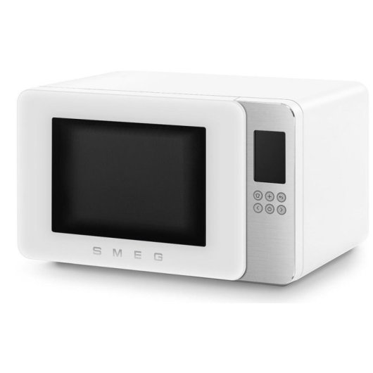 Microondas SMEG MOC01WHMEU 29 Liter 1450W mit Quartz Grill 18 Programme