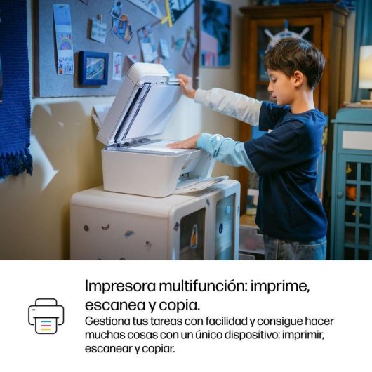 Multifunción HP DeskJet 4322 Inyección de tinta Color WiFi Dúplex ADF LCD