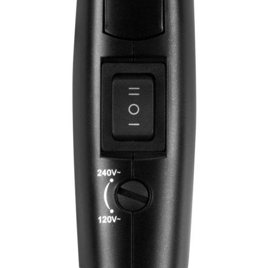 Secador de Pelo de Viaje NORTHIO 51255 1100W 2 Temperaturas 2 Velocidades Plegable Negro