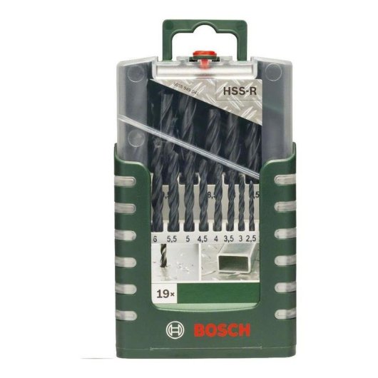 Foret Bosch 2 609 255 131 19 pieces metal 1-10 mm avec coffret